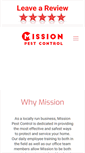 Mobile Screenshot of missionpestcontrol.com